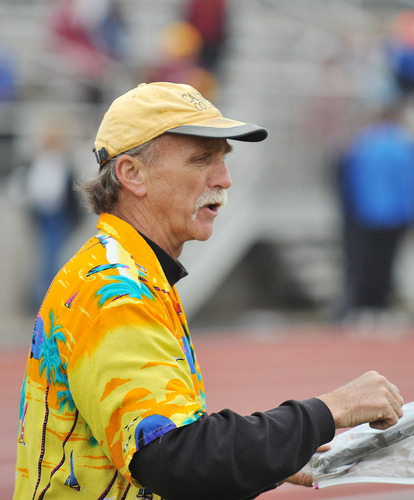 Head Coach Dave Ricks, men's track and field