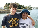 Willy Guenthner and Ali Khaki proudly sporting their 'staches in Australia as part of the Moustache Club Abroad contingent