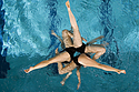 Synchronized Swimming Trio Action