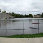 Laird Stadium flooding