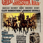 Promotional poster from the 1972 movie, "The Great Northfield Minnesota Raid"