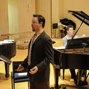 Baritone Aaron Engebreth, left, and pianist Alison d'Amato. Co-founders of the Florestan Project.
