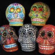 Day of the Dead Skull Masks