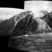 From Ken Tape’s “Then and Now” Ernest Leffingwell, Okpilak Glacier, 1907