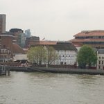 View of the Globe Theatre from the Thames