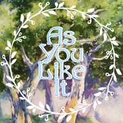 Graphic image for the production of "As You Like It."