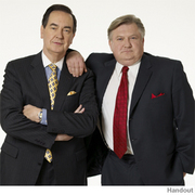 Political strategists and co-authors, Cal Thomas and Bob Beckel