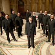 Image of members of the vocal ensemble, Capella Romana.
