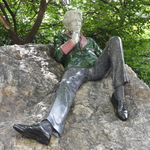 Oscar Wilde in Merrion Square Park, Dublin