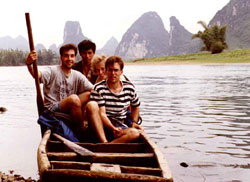 Floating down the Li River