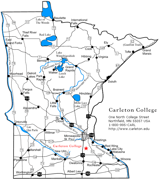 Information Resources For Visitors Carleton College