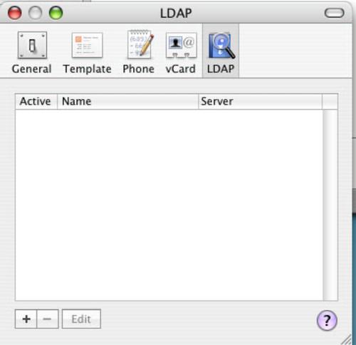 Apple Mail LDAP Set Up Screenshot 2