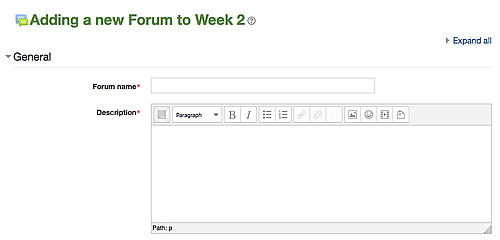 adding forum