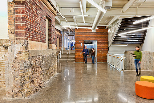 Weitz Center Hallway &amp; Elevator