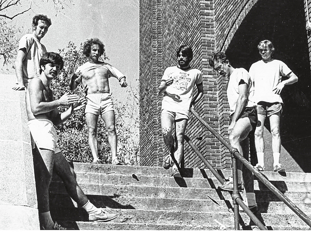 Faculty and staff running club, 1973