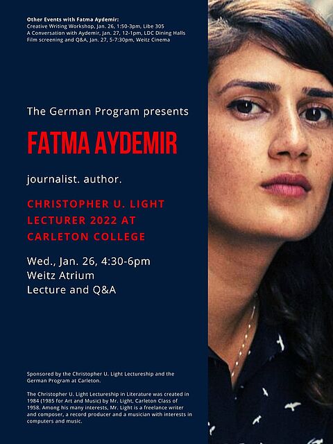 Christopher U. Light Lecture: Fatma Aydemir