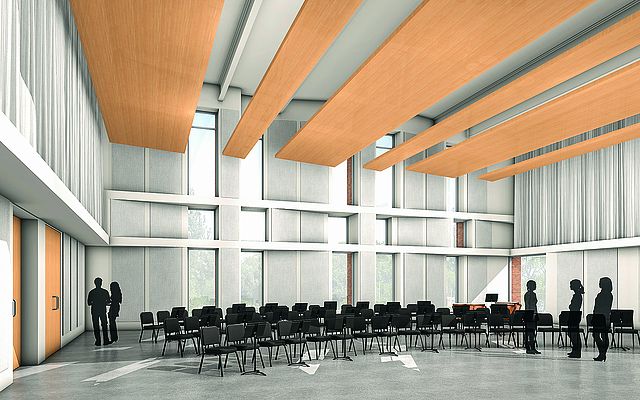 Proposed large rehearsal room