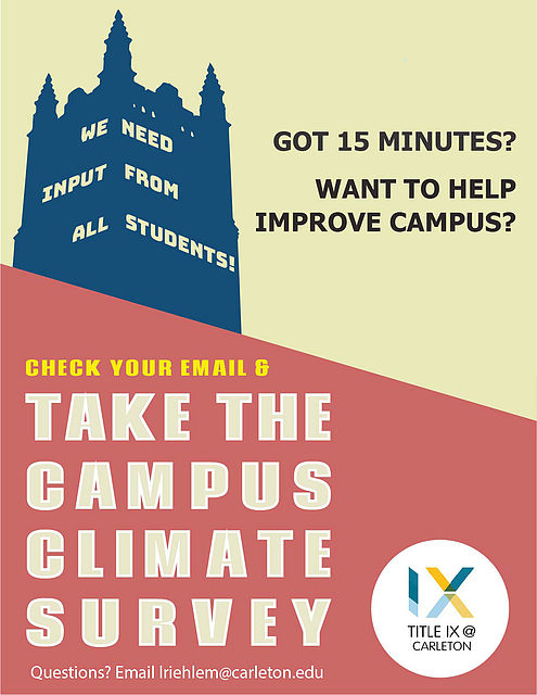 Campus Climate survey: help improve our campus!