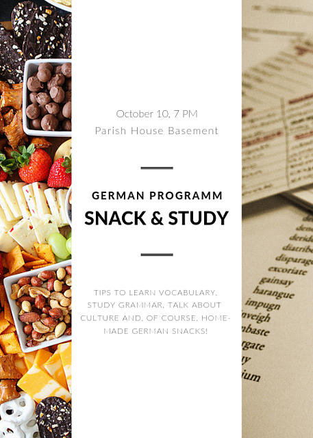 2018-10-10 Snack and Study