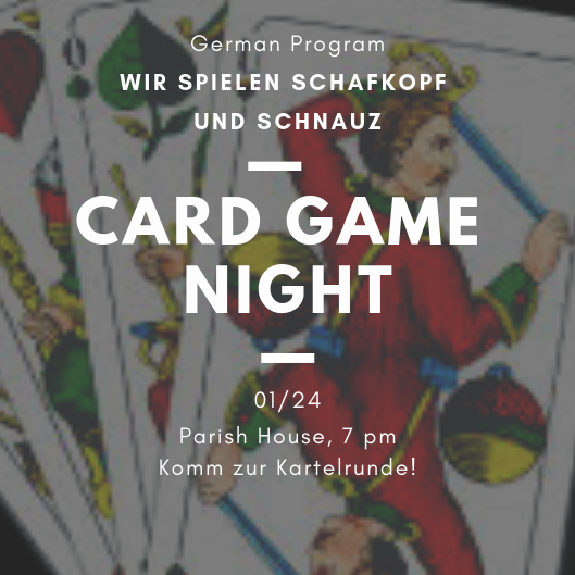 2019-01-24 Card Game Night
