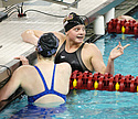 Becky Weima, 100 freestyle champion, Calvin