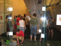 Students look on at this year's Climbing Competition
