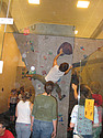 Students compete at this year's Climbing Competition
