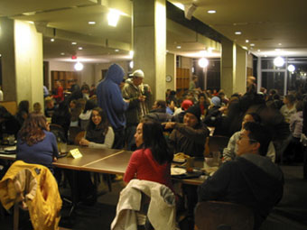 Students at Late-Night Breakfast.