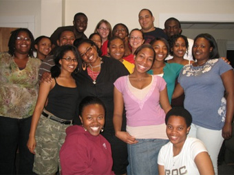 Members of the Black Student Alliance (BSA)