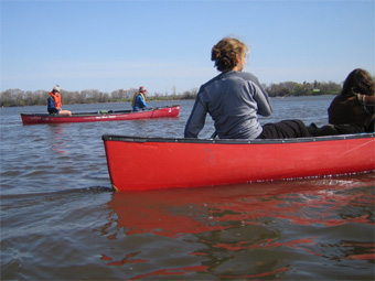 CANOE members canoeing