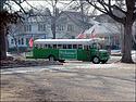 The legendary green bus