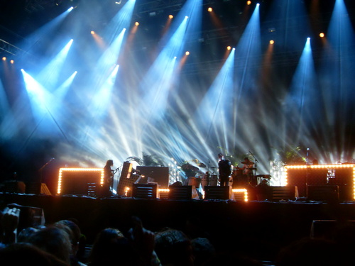 The Killers know how to light up a stage.