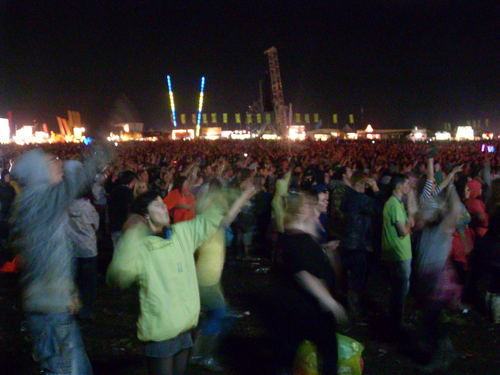 The crowd for Oxegen was truly huge.