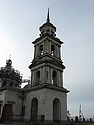 The belltower of a Kyakhta church