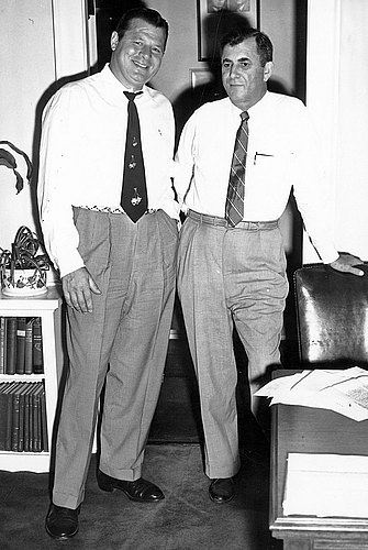 Jack Carson '32 and Larry Gould