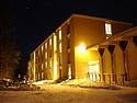 Goodhue Hall in the Night