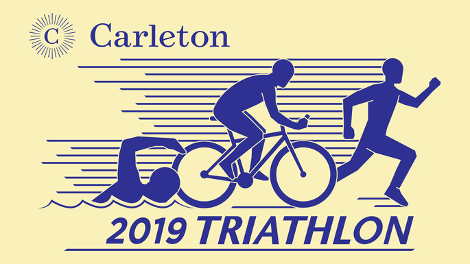 2019 Carleton Triathlon logo