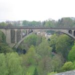 Bridge over the main park in Luxembourg