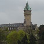 Clock tower in Luxembourg