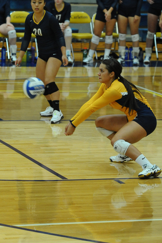 Camille Benson '16 earned the MIAC Defensive Player of the Year Award in 2014.