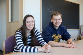 Laura Biester '16 and Adam Canady '16