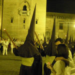Sevilla: Late night Semana Santa (Holy Week) parade in Sevilla, Spain.