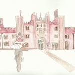 Caroline portrays Hampton Court and its visitors