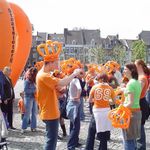 Orange everywhere for Queen's Day on the Vrijthof