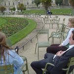 Lounging in the Parc du Luxembourg
