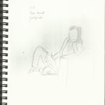 I (Joss) did a few gesture sketches of people. This is one of them. No faces, I can't do faces.