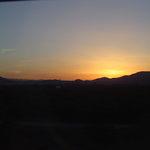 Sunset on Valencia