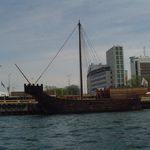 Replica of a Viking ship in Malmö