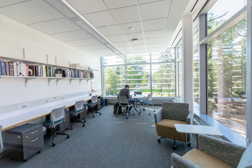 Study space in Anderson Hall