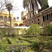 maze at the Real Alcazar--the royal family still stays here when they visit Sevilla